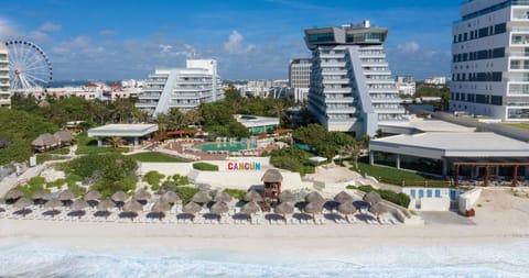 Property building, Nearby landmark, Day, Beach, Swimming pool