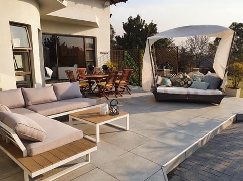 Patio, Seating area, Swimming pool