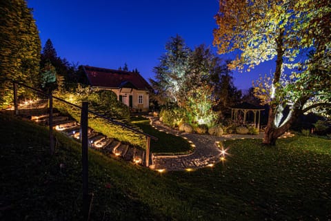 Property building, Garden, Garden view