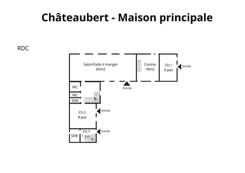 Crazy Villa Chateaubert 28 - Heated pool - Basket - 2h Paris - 30p Villa in Centre-Val de Loire
