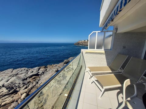 Natural landscape, View (from property/room), Balcony/Terrace, Sea view