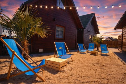 Property building, Beach, sunbed