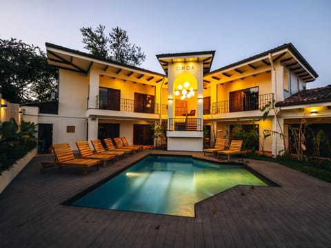Property building, Pool view, Swimming pool