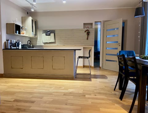 Living room, kitchen
