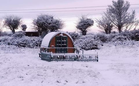 Glamping Pod in St Austell Sleeps 2 with Spa Pool House in Saint Austell