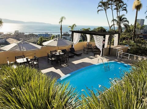 Natural landscape, Pool view, Sea view, Swimming pool