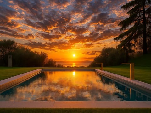 Pool view, Swimming pool, Inner courtyard view