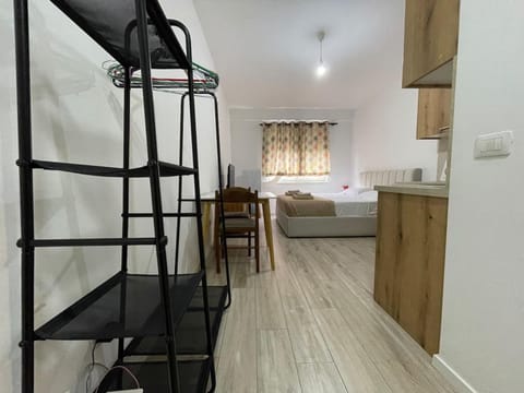Bed, Kitchen or kitchenette, Photo of the whole room