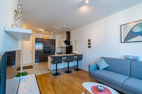 TV and multimedia, Kitchen or kitchenette, Living room, Seating area, Dining area, oven, stove