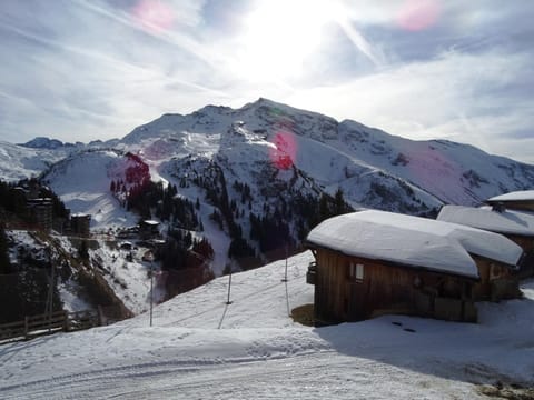 Duplex 2 pièces cabine avec balcon sud, accepte animaux - FR-1-634-60 Cabin in Avoriaz