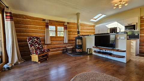 Seating area, fireplace