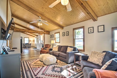 Waterfront Onamia Retreat with Dock and Fire Pit! House in Mille Lacs Lake