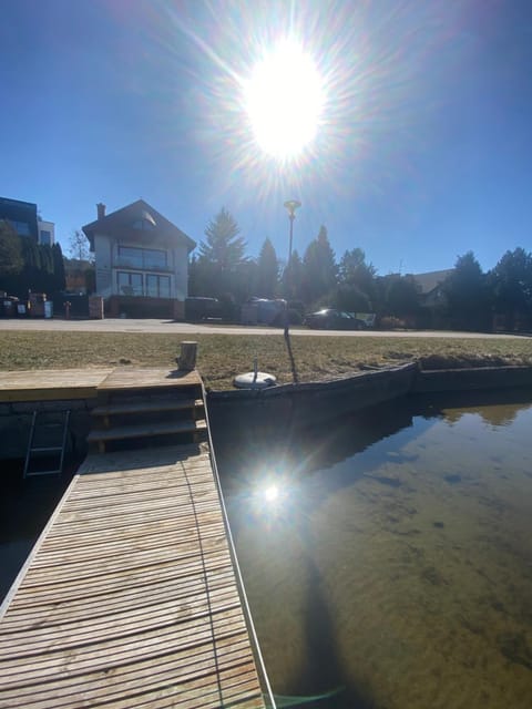 Day, Natural landscape, Lake view, Sunrise