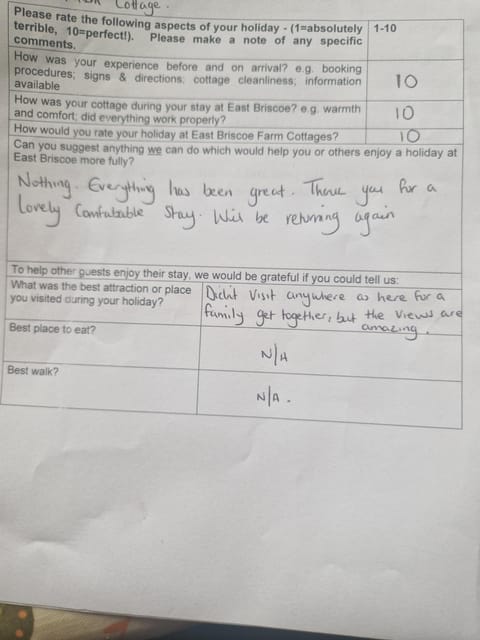 East Briscoe Farm Cottages House in England