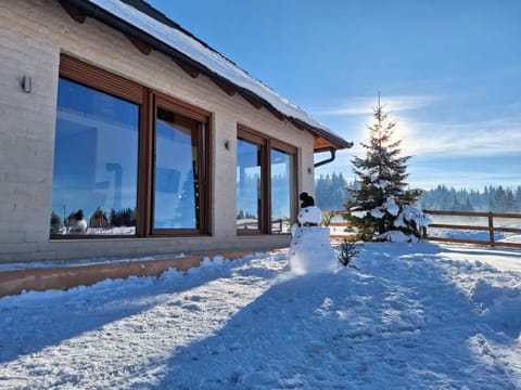 Property building, Natural landscape, Winter, Mountain view