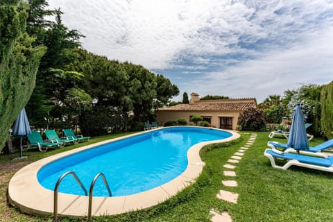 Property building, Living room, Swimming pool