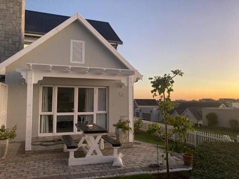 Property building, Patio, Facade/entrance, Sunset