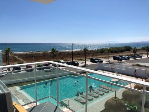 Balcony/Terrace, Pool view, Sea view