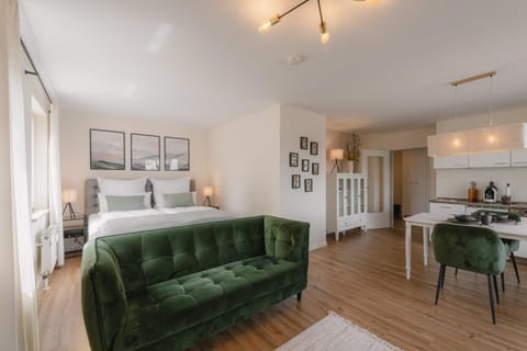Bed, Kitchen or kitchenette, Photo of the whole room, Dining area, Bedroom