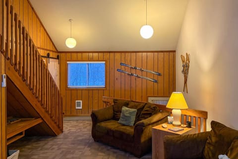 Upson Ski-InandSki-Out, End-Unit Cabin with Fireplace! Cabin in Wisconsin
