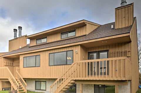 Upson Ski-InandSki-Out, End-Unit Cabin with Fireplace! Cabin in Wisconsin