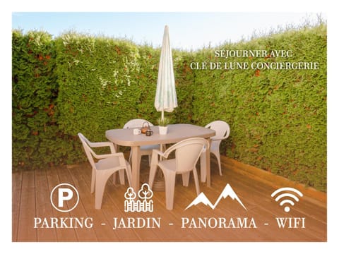 Patio, City view