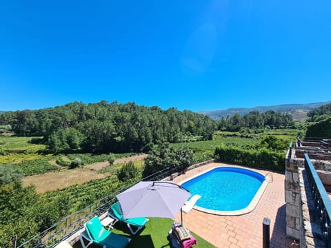 Spring, Day, Natural landscape, Mountain view, Pool view, Swimming pool, sunbed