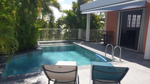 Summer, Pool view, Swimming pool, Inner courtyard view, sunbed