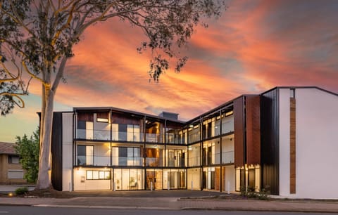 Property building, Sunset