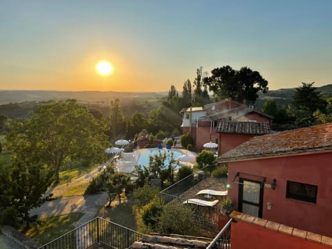 Property building, Natural landscape, Pool view