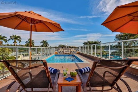 Day, Balcony/Terrace, Pool view, Swimming pool, sunbed