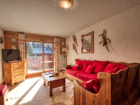 Bel appartement 3 ch, déco montagne, au pied des pistes - FR-1-642-57 Apartment in Morillon