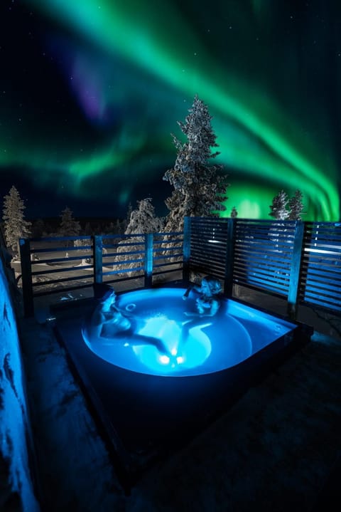 Night, Natural landscape, Winter, Hot Tub, View (from property/room)