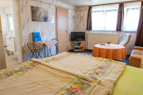 Bed, TV and multimedia, Seating area