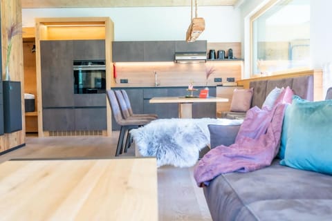 Living room, kitchen