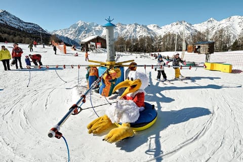 Children play ground, Skiing