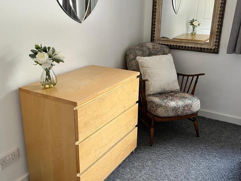 Bedroom, hair dryier