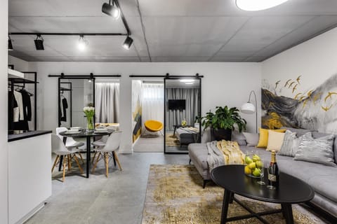 Living room, Seating area, Dining area