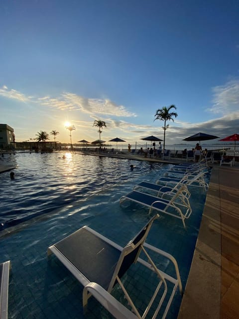 Swimming pool, Sunset
