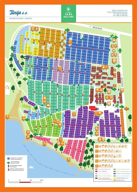 LunaBay Biograd Mobile Home Campground/
RV Resort in Biograd na Moru