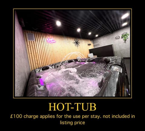 Hot Tub, Hot Tub, Spa and wellness centre/facilities, Text overlay