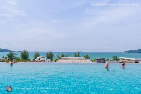 Pool view, Sea view, Swimming pool