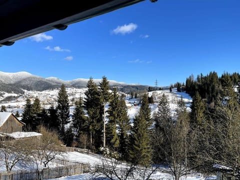 Natural landscape, Winter, Mountain view