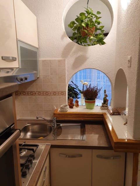 Kitchen or kitchenette, dishwasher