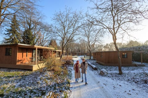 Property building, People, Winter