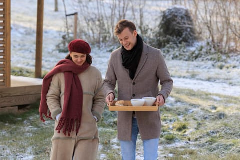 People, Winter, Breakfast