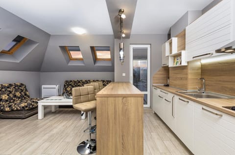 Kitchen or kitchenette, Living room