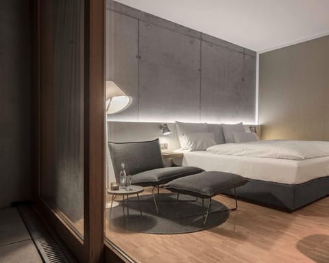 Patio, Bed, Seating area, Bedroom, bunk bed
