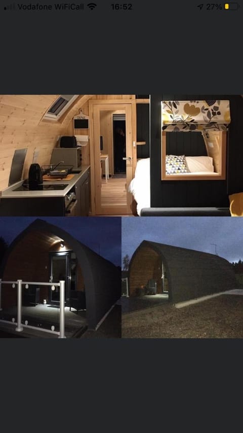 Owls Retreat Glamping Pod with Hot tub Luxury tent in Scotland