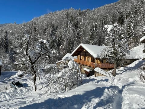 Property building, Natural landscape, Winter, Mountain view
